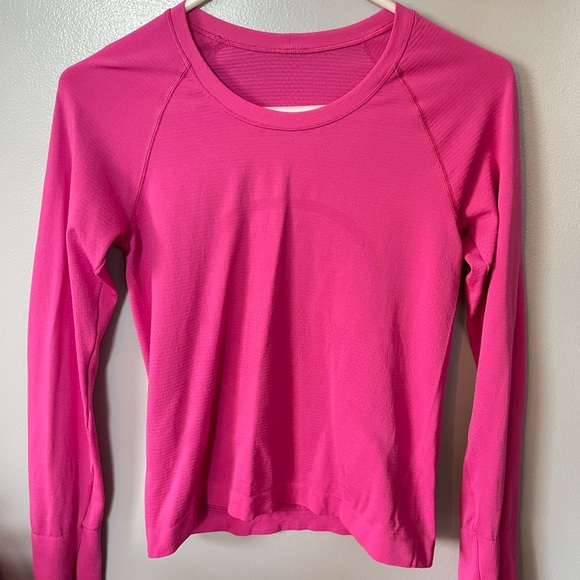 Sonic Pink Lululemon Swiftly Tech Long Sleeve! - Picture 1 of 1